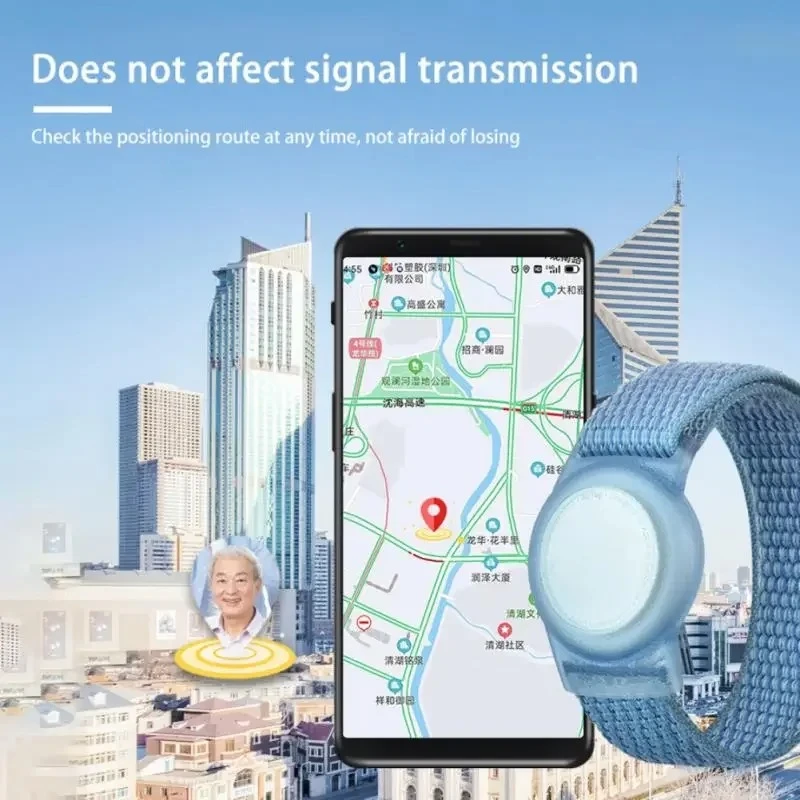 

AirTag Children's Anti-Loss Locator - Soft Protective Watch Strap Bracelet Case for Apple AirTag