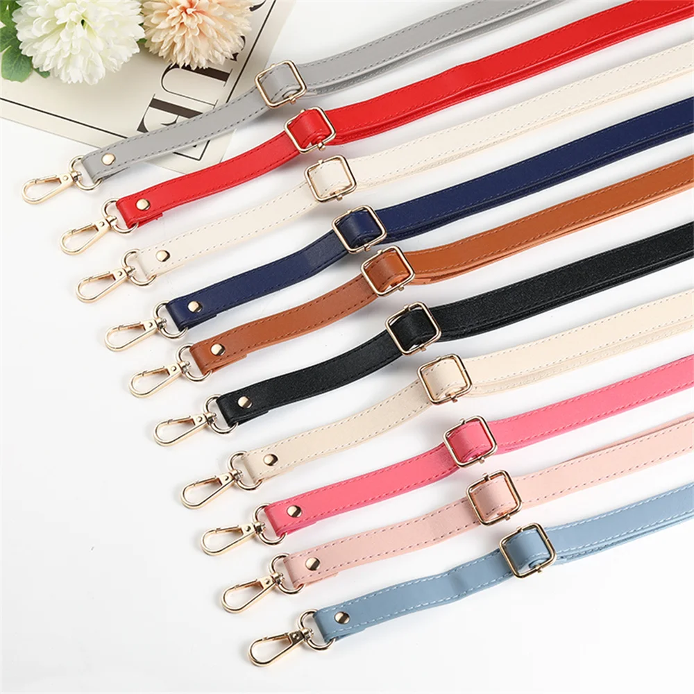 138 cm Crossbody Tasriem Schouderriem Tasriem Vervangingsriem DIY PU-leer Vervangingsriem Dubbellaags verstelbare riem