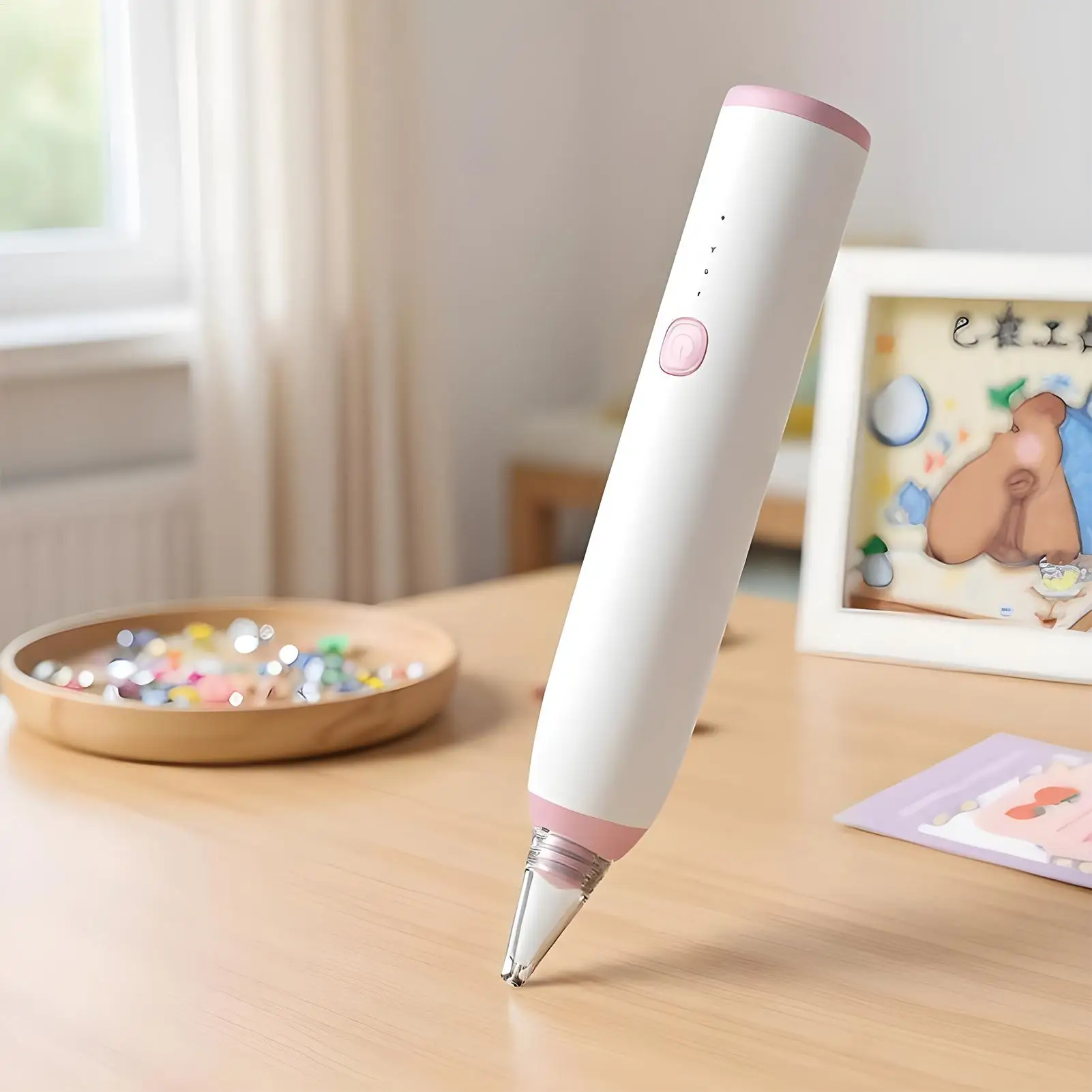 اللاسلكي الكهربائية حجر الراين اللوحة القلم DIY بها بنفسك صياغة لوازم حجر الراين اللوحة نقطة القلم لعشاق DIY الرجال النساء الاطفال #4