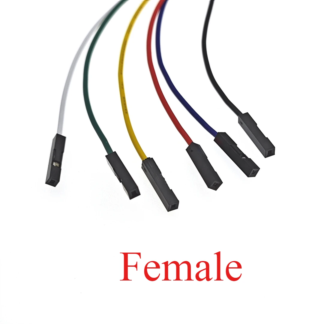 2pcs Color DuPont Wire Turn Test Hook Logic Analyzer Test Hook, Round Test Clip Connect Wire Hook 30cm