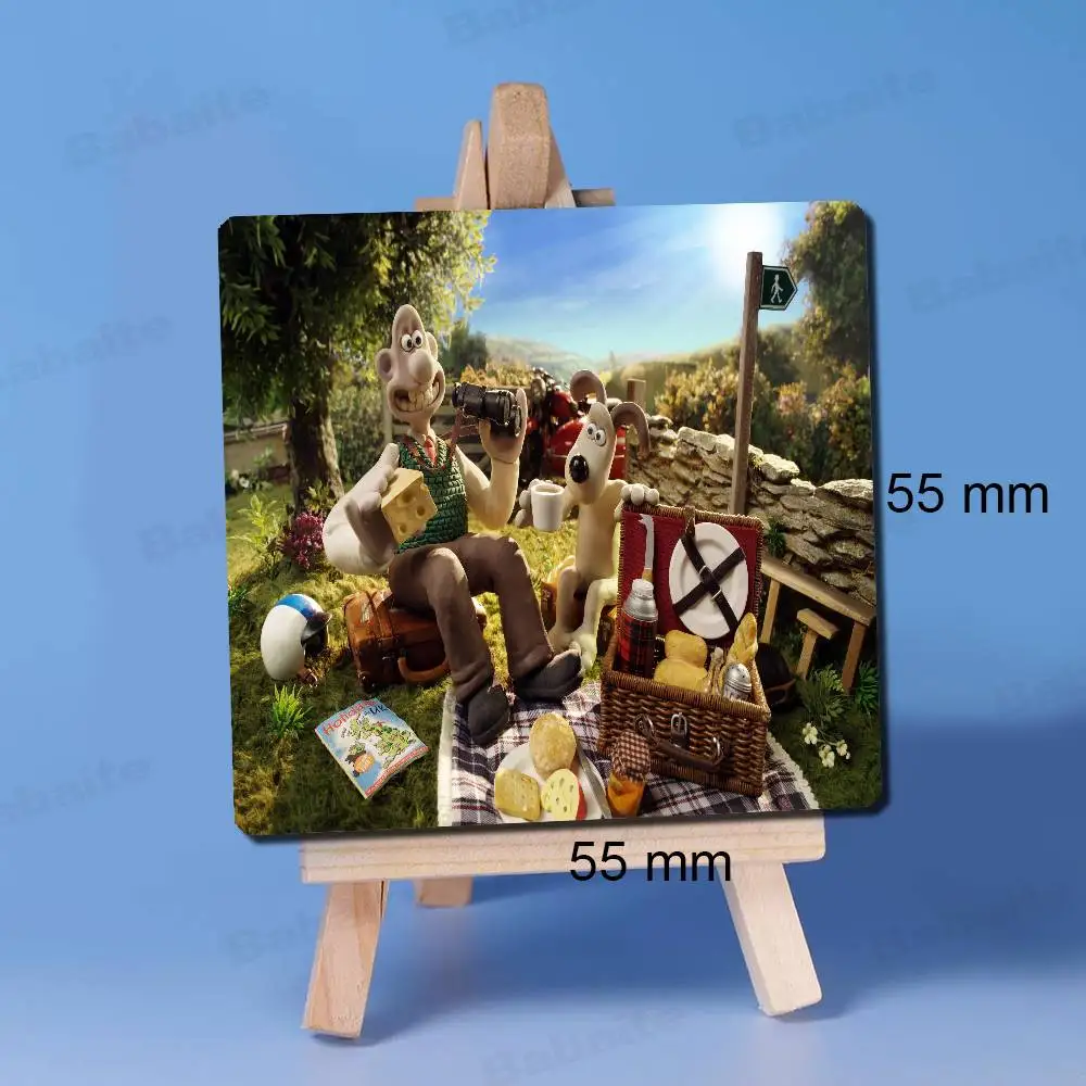 W-Wallace و G-Gromit مغناطيس الثلاجة صور شخصية مغناطيس الثلاجة للمطبخ السبورة ديكور المنزل مكتب هدية #5