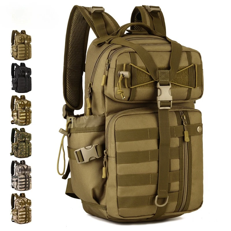 New Assault Tactical Backpack, Outdoor Cycling Hiking Daypack, Durable Travel Rucksack, Scratch-Resistant for Men Sports