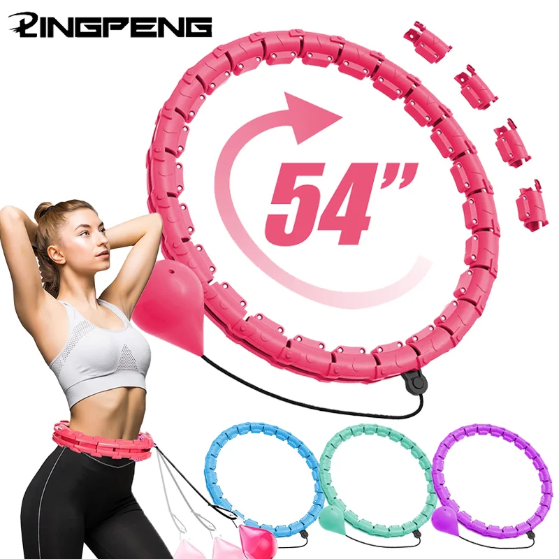 Adjustable Exercise Ring for Abdominal Workout Detachable Fitness Ring Equipment Gym Home Workout Weight Loss