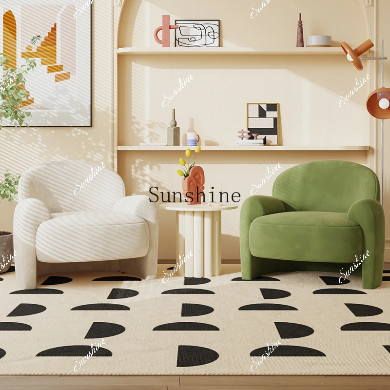 Modern simple single negotiation table, sofa chair, light luxury leisure beauty salon, rest area FT
