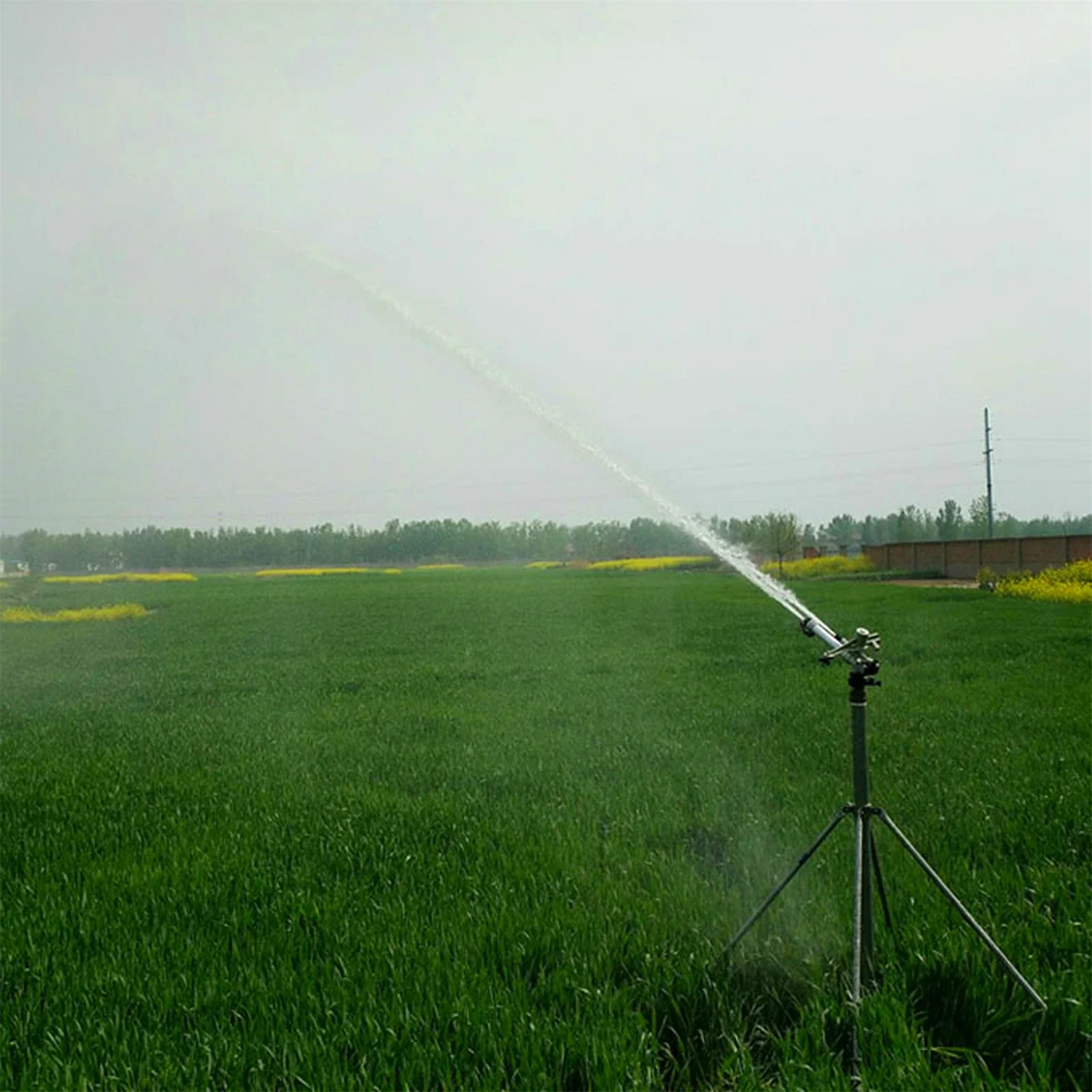 1.5" Female Thread Rocker Impact 0-360 Sprinkler Gun Big Spraying Garden Agriculture Farm Lawn Irrigation Watering Rain Gun