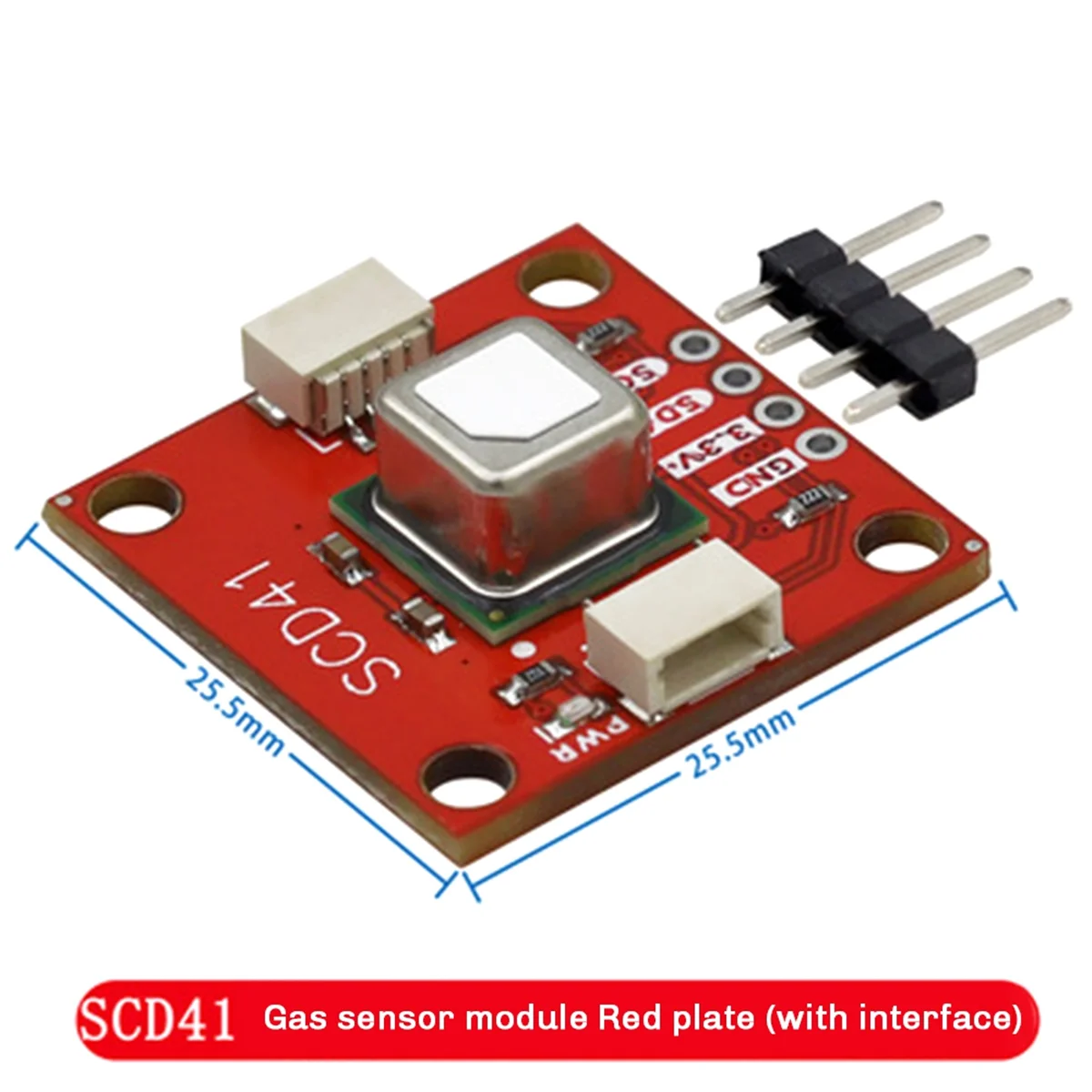 Il modulo sensore di gas ABMO SCD41 rileva la temperatura e l'umidità del biossido di carbonio CO2 in un solo sensore Comunicazione I2C B