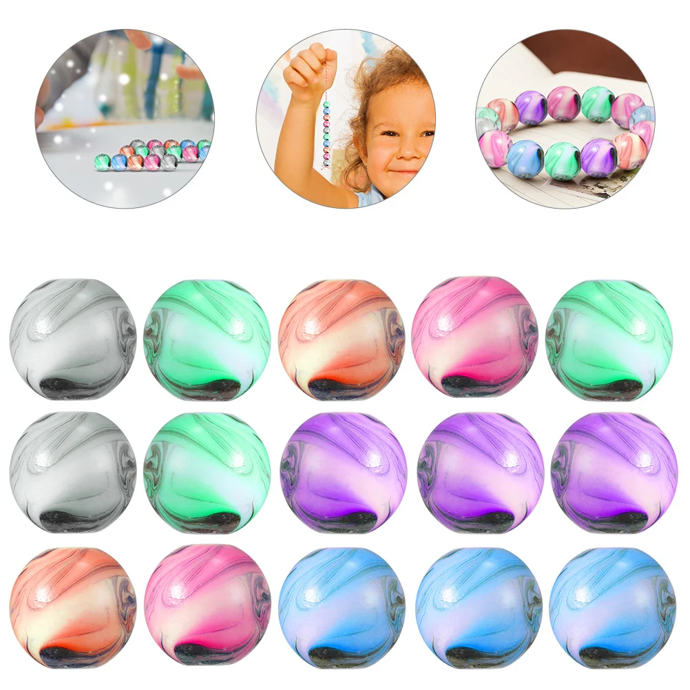 

100Pcs Resin Beads for Jewelry Making String Beads Bulk Bracelets Necklaces Keychains DIY Craft Supplies Pacifier Clip DIY