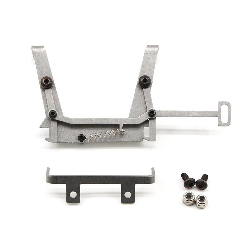 Stainless Steel Front Car Shell Body Fixing Buckle for 1/14 Tamiya RC Trailer Truck Tractor Scania Actros MAN Upgrade Parts