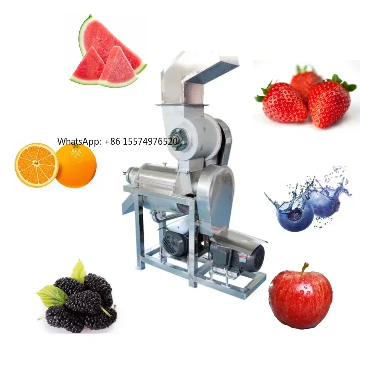 2026 Commercial Spiral Extrusion Industrial Tomato Beet Dates Juice Making Machine Orange Juice Pressing Making