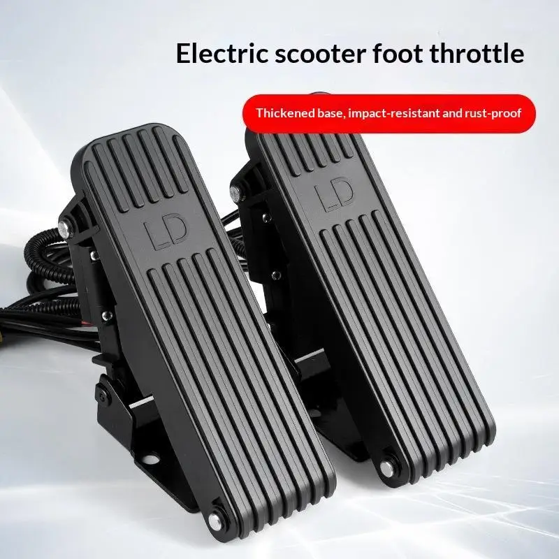 Universal Foot Pedal Electric Scooter Accelerator Anti-corrosion Throttle for E-bike Tricycle Repair Spare Parts