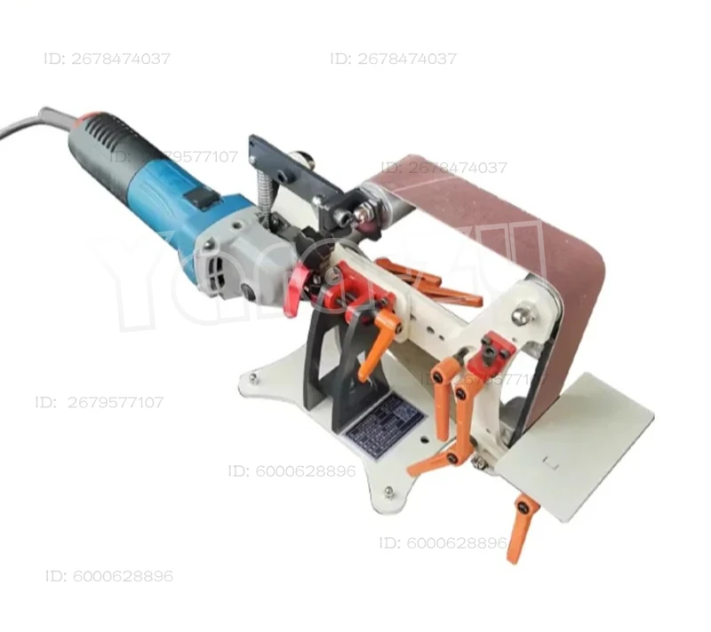 730x50MM belt sanding frame heavy-duty sanding machine adapter angle grinder desktop sharpening machine modified V-shaped sharpe
