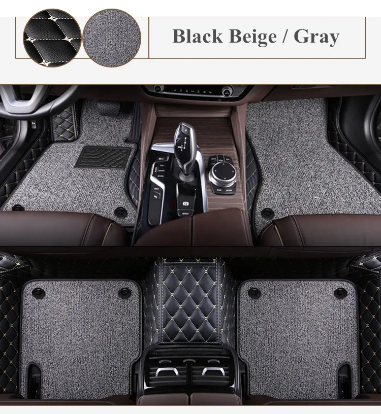 High quality rugs! Custom special car floor mats for MG ZS 2024-2018 wear-resisting waterproof non-slip double layers carpets