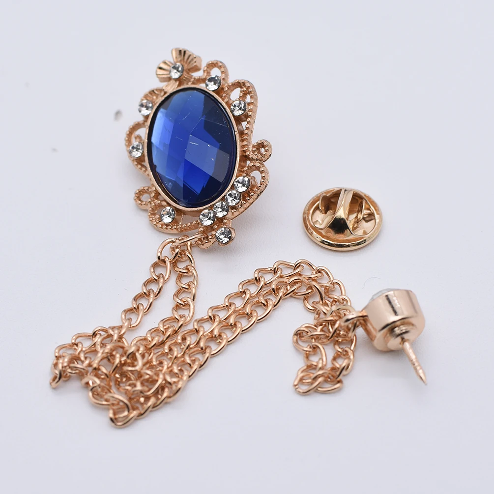 Real Direct Selling Brooches Broche Retro Fashion High - Grade Pattern Brooch Pin Male And Female Shirt Suit Collar Buckle