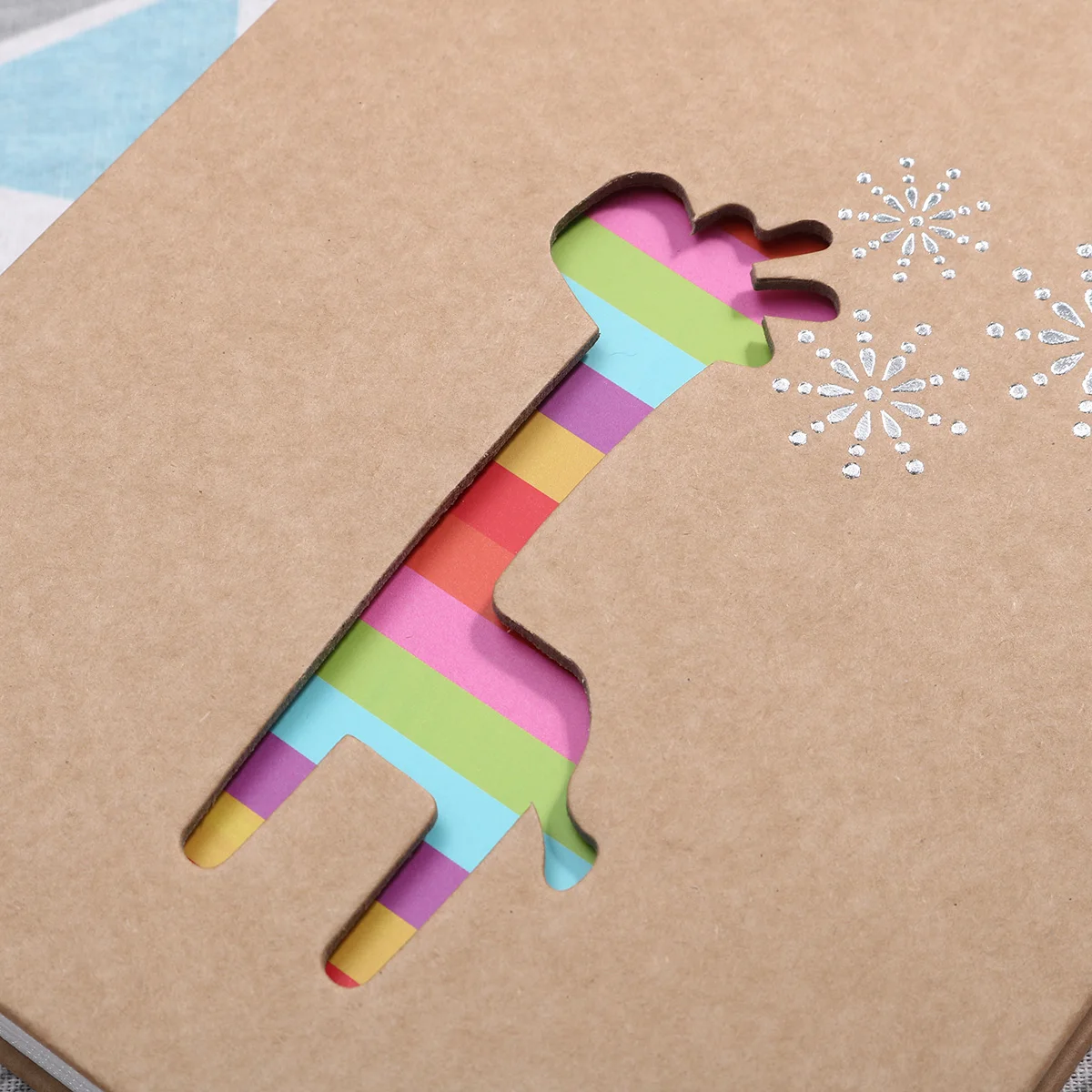 

1pc Kids Memory For Family Family Diy Memoirs Scrapbook Gift Cartoon Photo Photo Album Hollow Deer Pattern Album