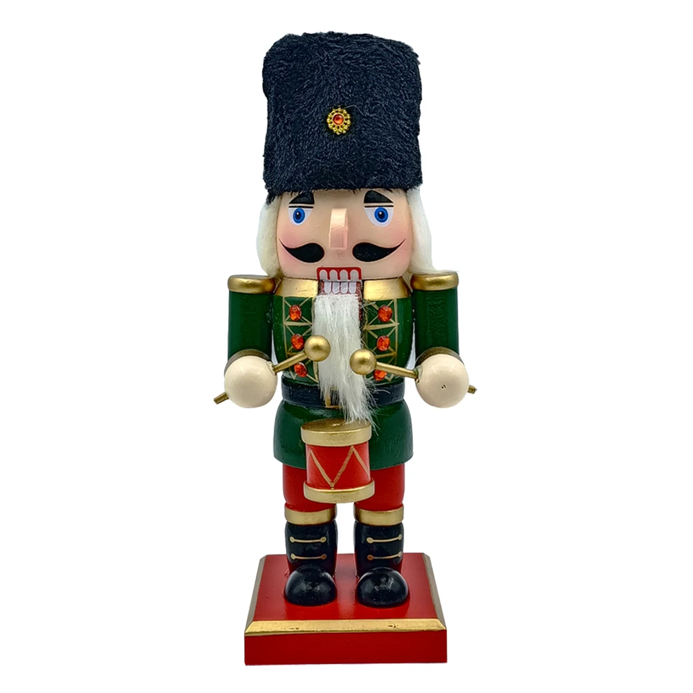 

Nutcracker Ornament Ornaments Statue Decor Centerpiece Decorations Wood Soldier Home