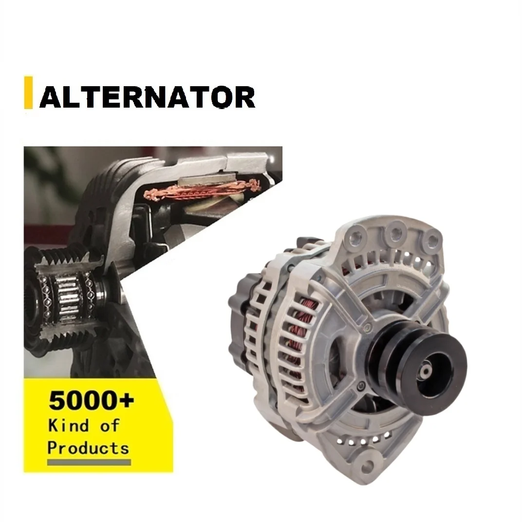 Coach Alternator Assembly 24V 150A For King Long Batteryless System Replace Part AVI168W3021 AVI168W3120 ALP6168LP