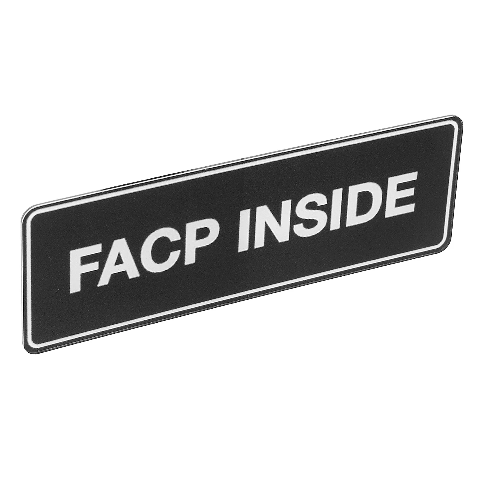 Emergency Fire Alarming Sign Safety Caution Durable Easy Install Universal Recognition Bold Lettering Clear Communication Quick