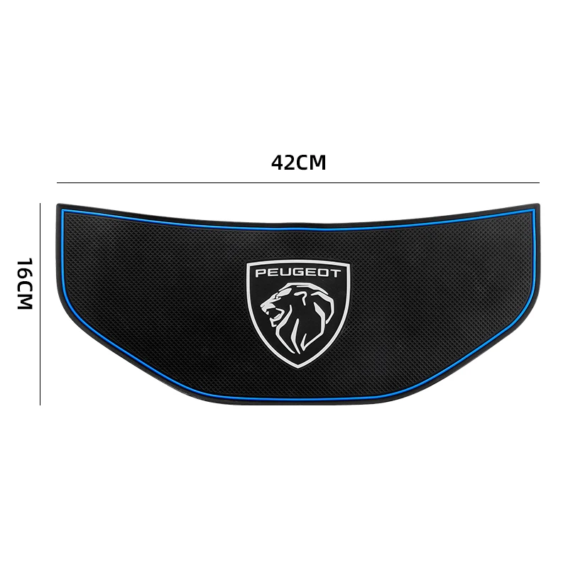 Durable Polyester Car Dashboard Cover Non Slip Dash Pad Anti Dirty Protector Interior Decor For Peugeot 4008 GT 5008 2016 2023 - view 2