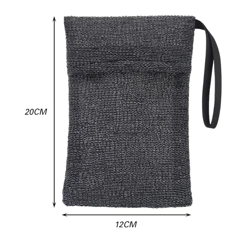 Double-layer Thickened Soap Bag Bath Cleansing Foaming Net Pouch Body Exfoliating Scrubber Sponges Bathroom Nylon Soap Pocket