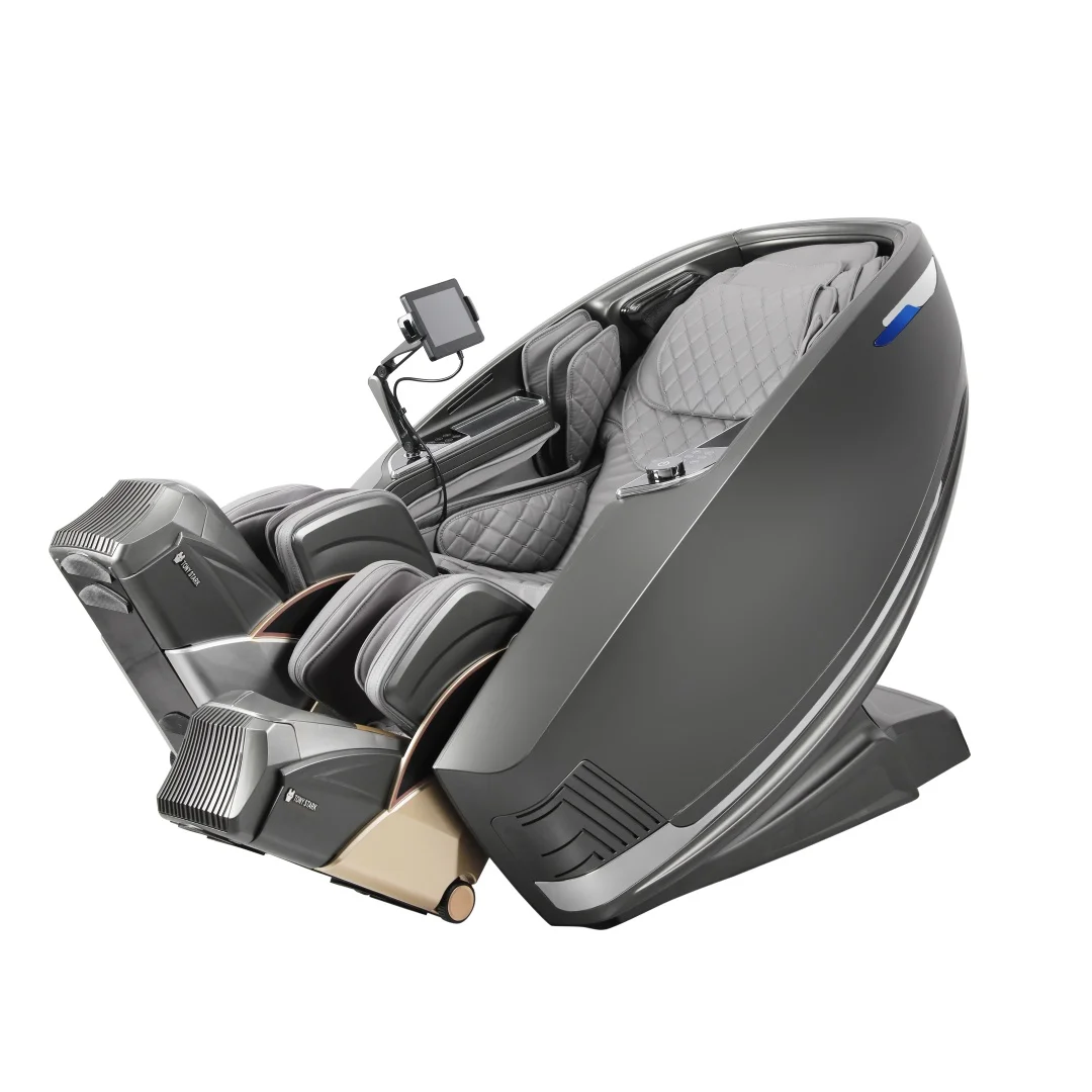 DWJ808 2025 China Best Luxury 3d 4d SL Track zero Gravity Mvoing Leg Massage Chair Full Body Scan