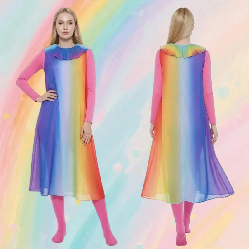 costume-de-cosplay-anime-arc-en-ciel-combinaison-spatiale-rose-robe-longue-vetements-de-scene-pour-femmes-fete-a-theme