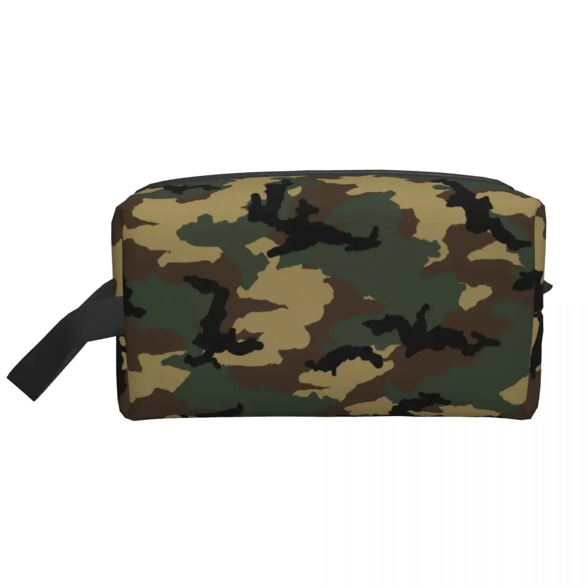 Original Woodland Camo Makeup Bag for Women Travel Cosmetic Organizer Fashion Military Army Camouflage Storage Toiletry Bags