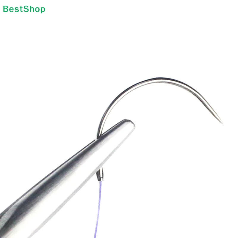 ★1Pcs Absorbable Suture Thread Pet Dog Specific PGA 90CM With Needle 2-0 3-0 4-0 Teaching Demonstrations Exercises Use