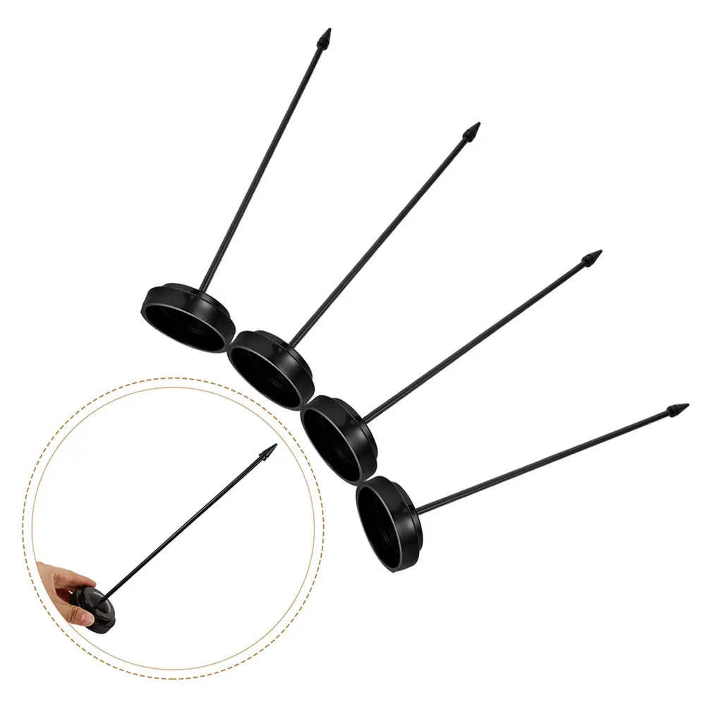 

4Pcs Small Flag Stand Base Solid Flagpole Holder for Desk Portable Indoor Outdoor Stable Flag Holder Desktop Flagpole