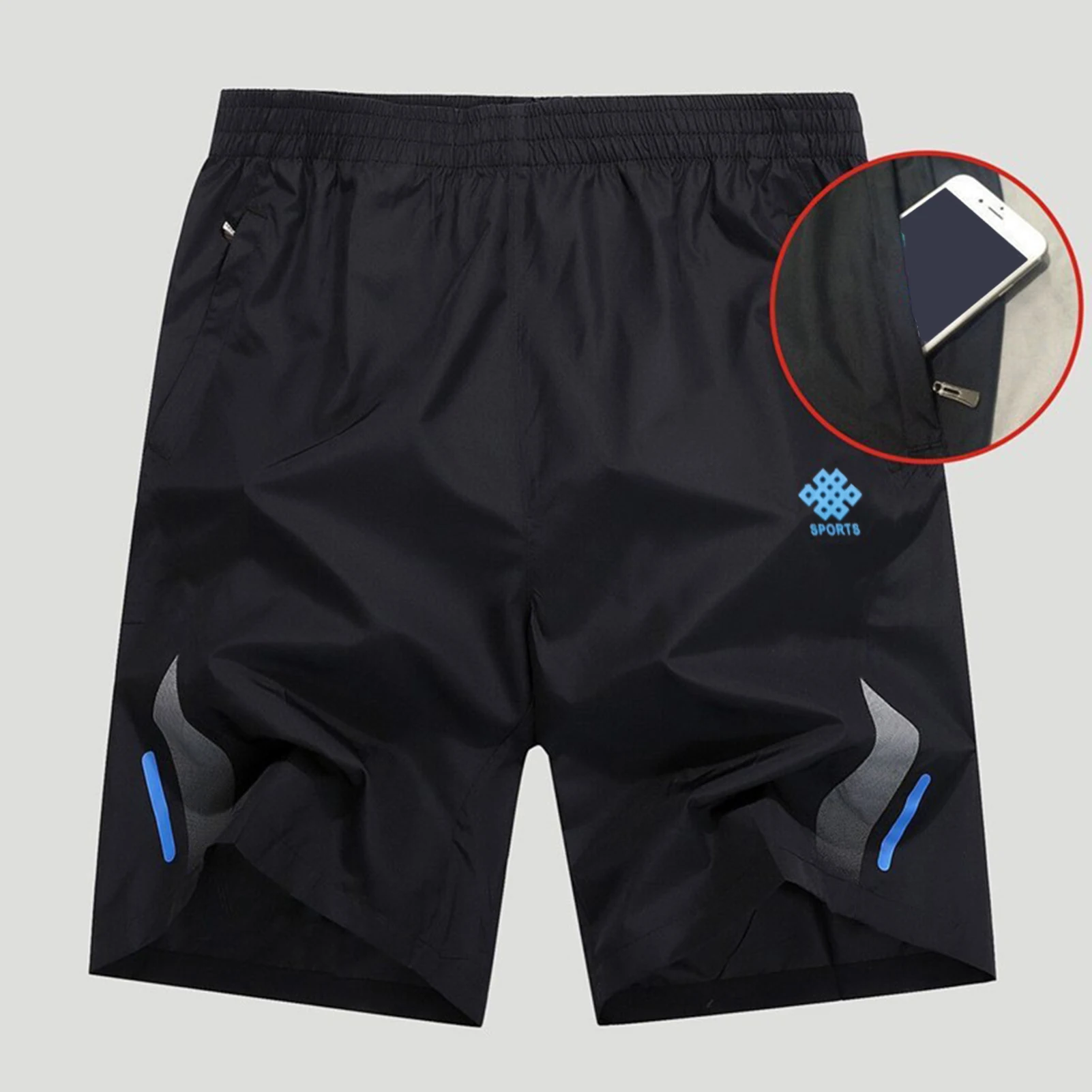 

Summer Casual Shorts Men Breathable Beach Shorts ice silk Comfortable Fitness Basketball Sports Short Pants Male running shorts