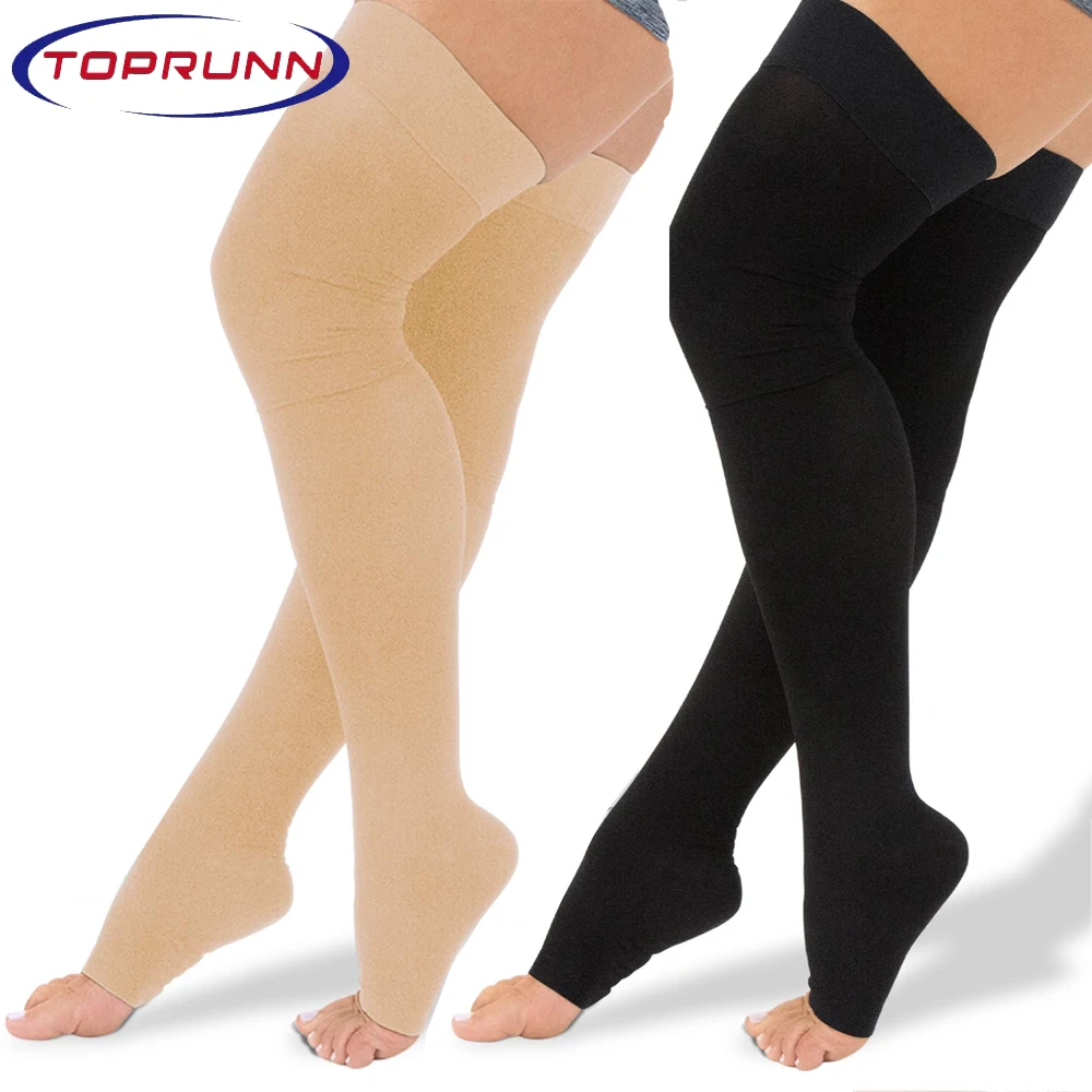 

1Pair 23-32mmHg Elastic Nursing Compression Stocking Unisex Medical Class 2 Pressure Stockings Sleep Feet Varicose Vein Sock