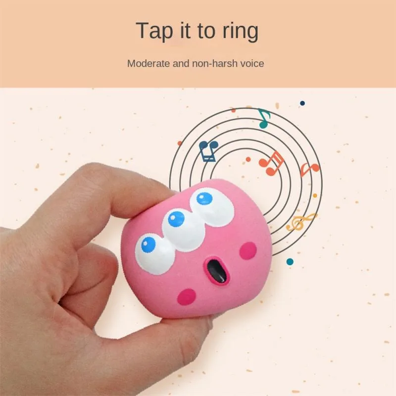 Puppy Toy Ball Cute Cartoon Big Eyeball Squeaking Sound Rubber Balls Dog Making Sounds Chews Playth Interactive Pet Toys Sphere