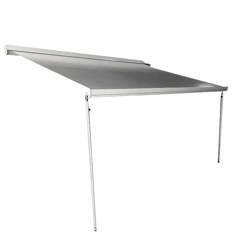 Automatic Outdoor Aluminium Hard Shell Side Awning Waterproof RV Caravan Accessory Sun Shade Canopy for Motorhome Trailers
