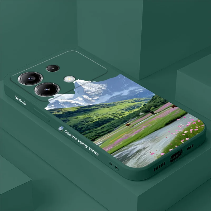 

Clear Stream Phone Case For Xiaomi Poco F7 X7 X6 F6 M6 M5 M5S F5 X5 F4 X4 M4 F3 M3 X3 Pro 4G 5G GT Silicone Cover