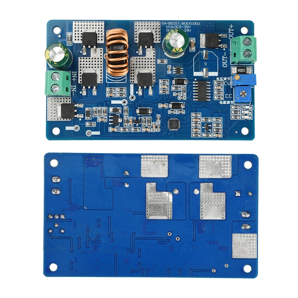 Dc 5-35v 10a Max Automatic Boost Buck High-Power Constant Voltage Constant Current Battery Charging Led Driver Module