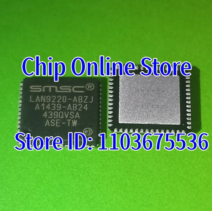 5~50pcs  LAN9220-ABZJ  LAN9220-ABZJ-TR  LAN9220  VQFN-56  New Original  Ethernet Controller