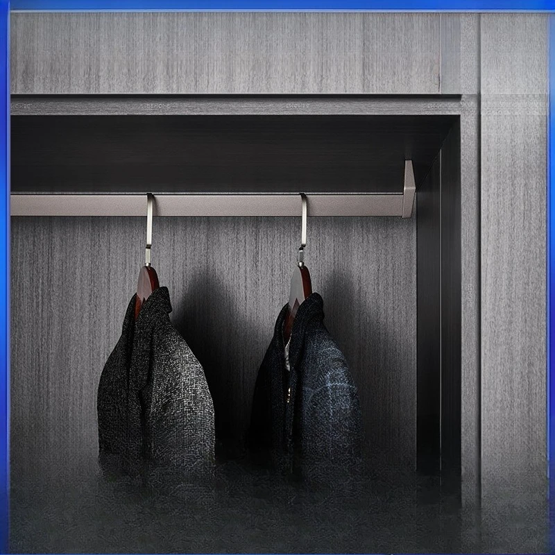 

Clothes hanging rod top installation side installation clothes hanging rod