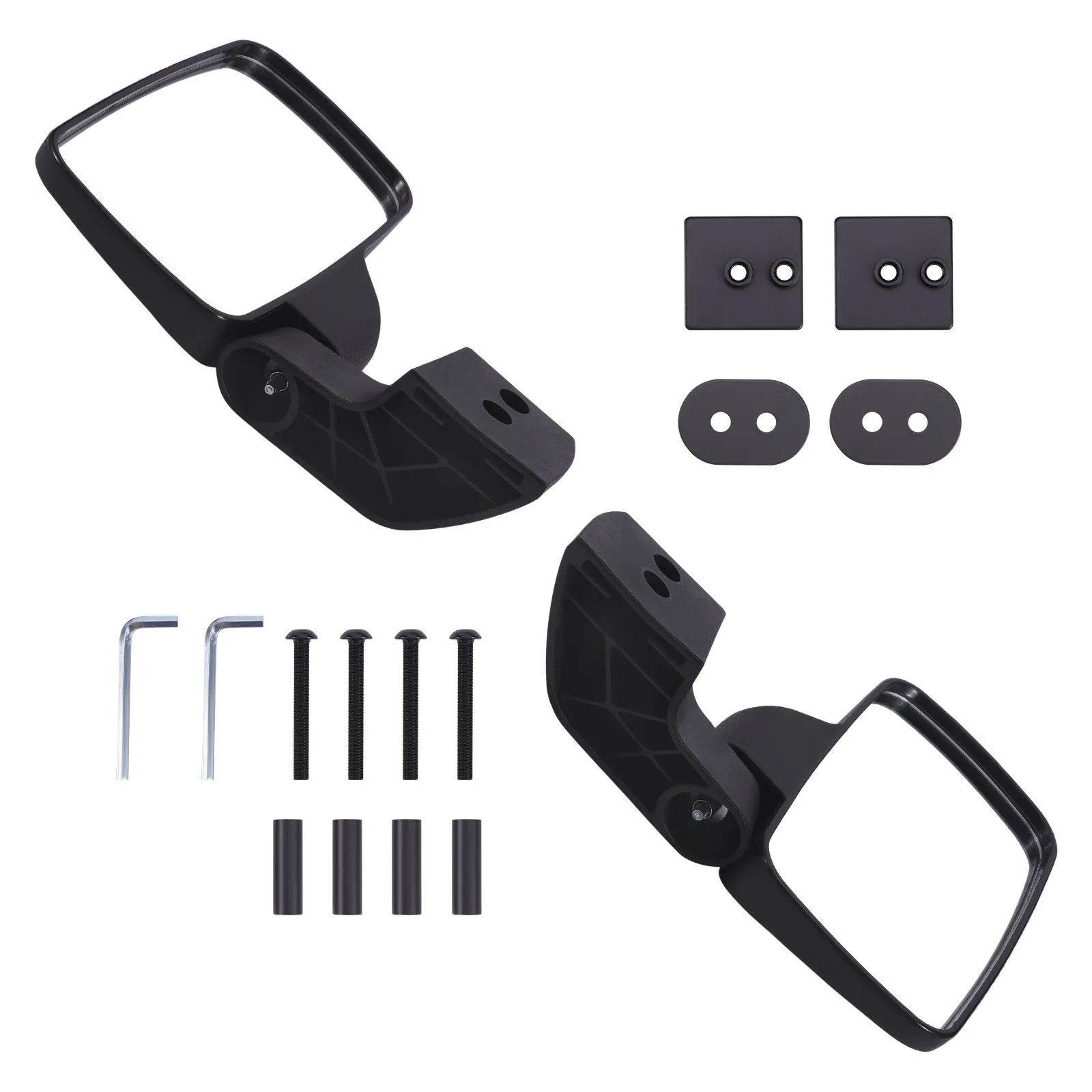 طقم مرايا جانبية UTV مثبتة على الباب 2x لـ Polaris SP 570/Commercial PRO XD 18-23