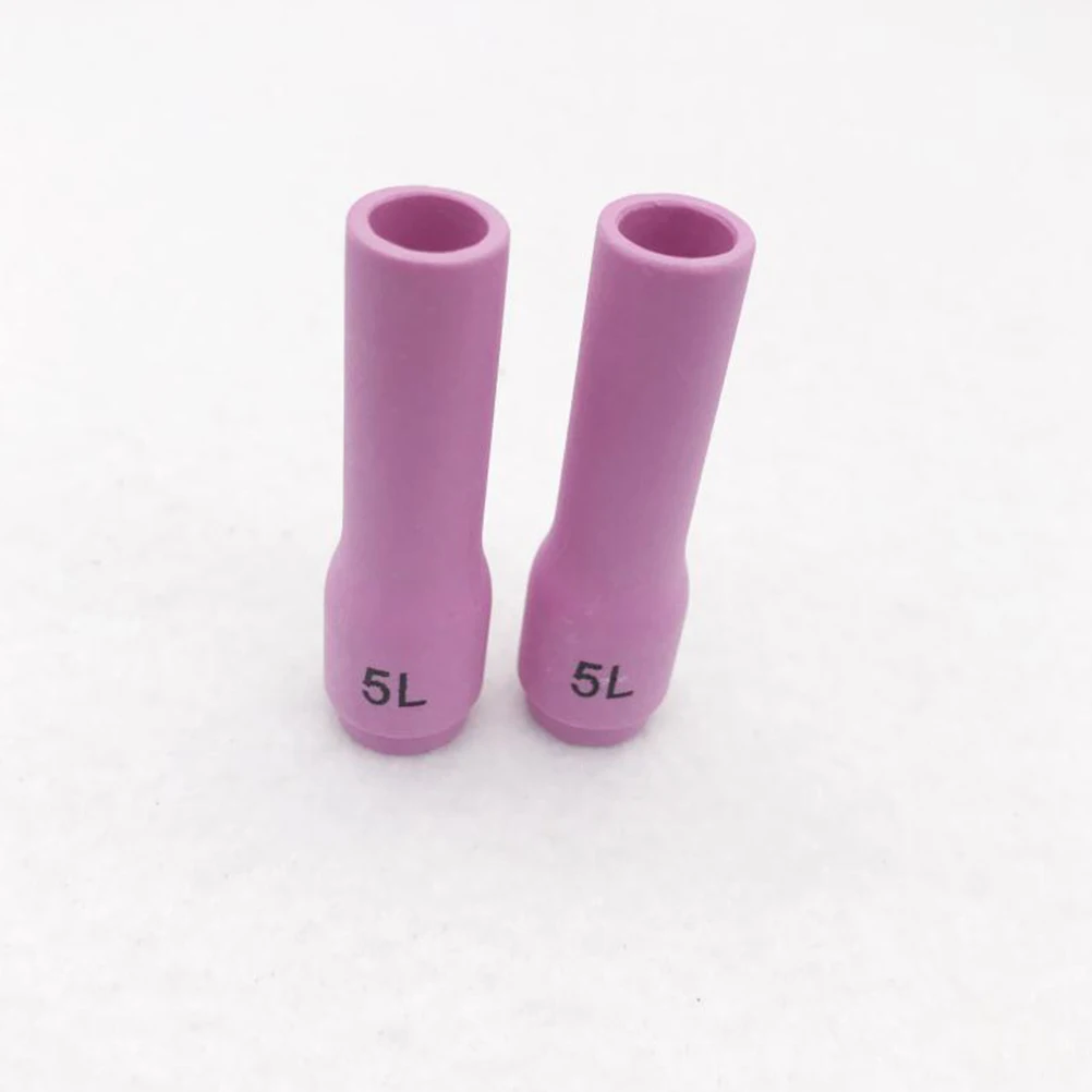 

10Pcs Lengthened Porcelain Nozzle Compatible with Wp-9 20 25 Welder Low Burn-Loss Rate Professional Grade Argon Arc Protective