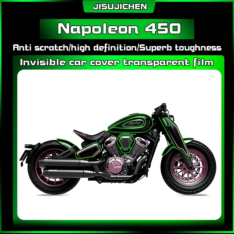 Suitable for Honda Napoleon 450 Invisible Car Coat with Transparent TPU Protective Film and Anti scratch Wear Modification Parts