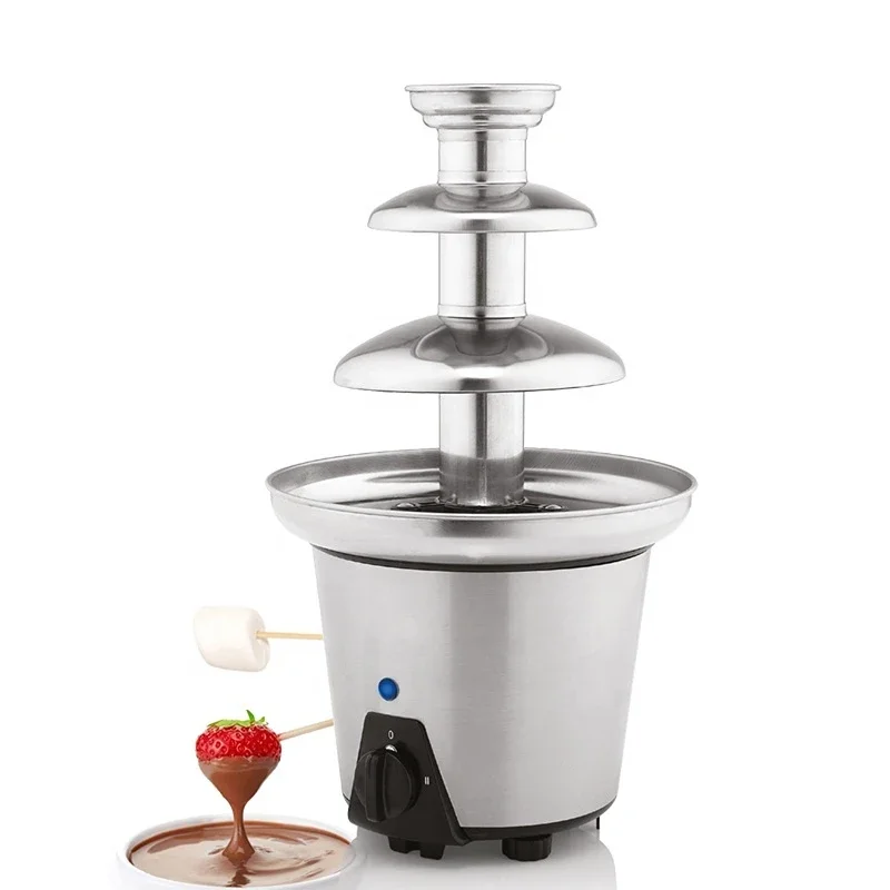 

Big size Electric Stainless steel Chocolate Fondue Fountain