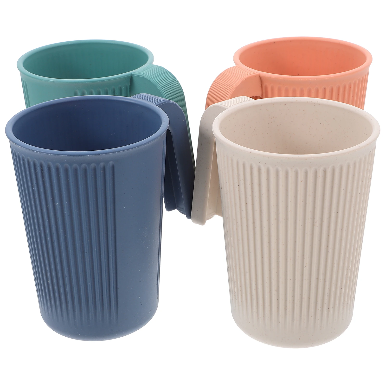 

4 Pcs Camping Coffee Cups Preschool Drinks Plastic Childrens Kids Drinking