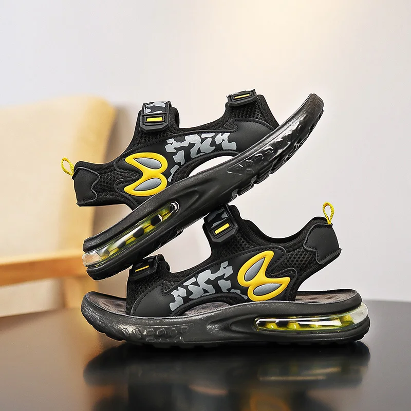 

2026 Fashion Kids Sandals Baby Shoes Boy Soft Sole Non-slip Boys Girls Sandals Toddler Children's Shoes Summer Beach 3-14Years