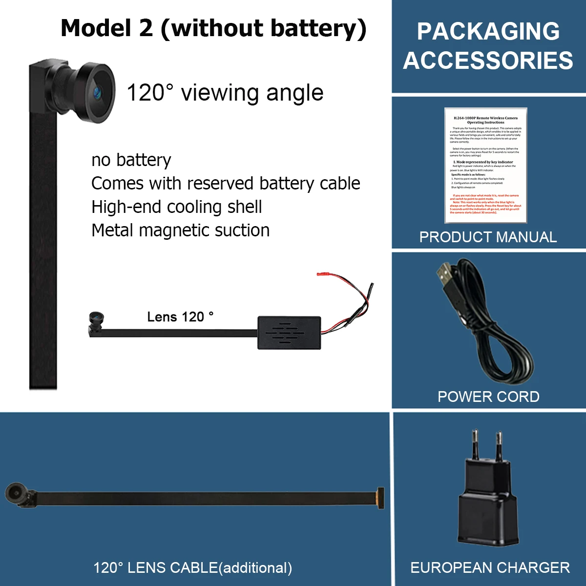 Kleine 4K DIY draadloze WiFi 2.0MP camera ondersteunt live-uitzending op afstand via smartphone-app 1080P beeldkwaliteit 4 modellen om uit te kiezen