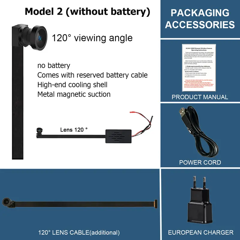 Small 4K DIY Wireless WiFi 2.0MP Camera Supports Remote Live Broadcast Via Smartphone App 1080P Image Quality 4 Models to Choose - Image 10