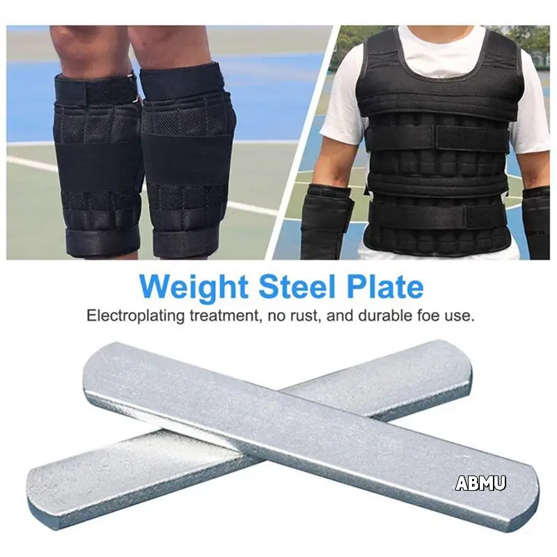 

16Pcs Weight Steel Plate Load-Bearing Training Accessories For Weighted Vest Ankle Leg Sport Strength Fitness Equipment
