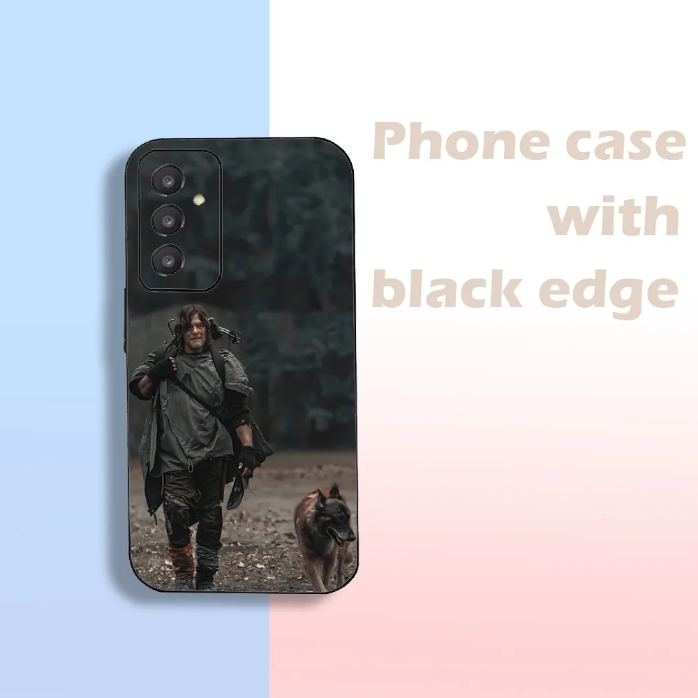 The Walking Dead Daryl Dixon Phone Case For Samsung Galaxy A52 A12 A51 S21 Edge S22ULTRA S23 S20LITE Plus Ultra Black Cover