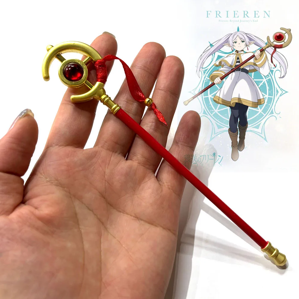 Brdwn Frieren: Beyond Journey's End Himmel Small Bell Mini Wand Walking stick Model