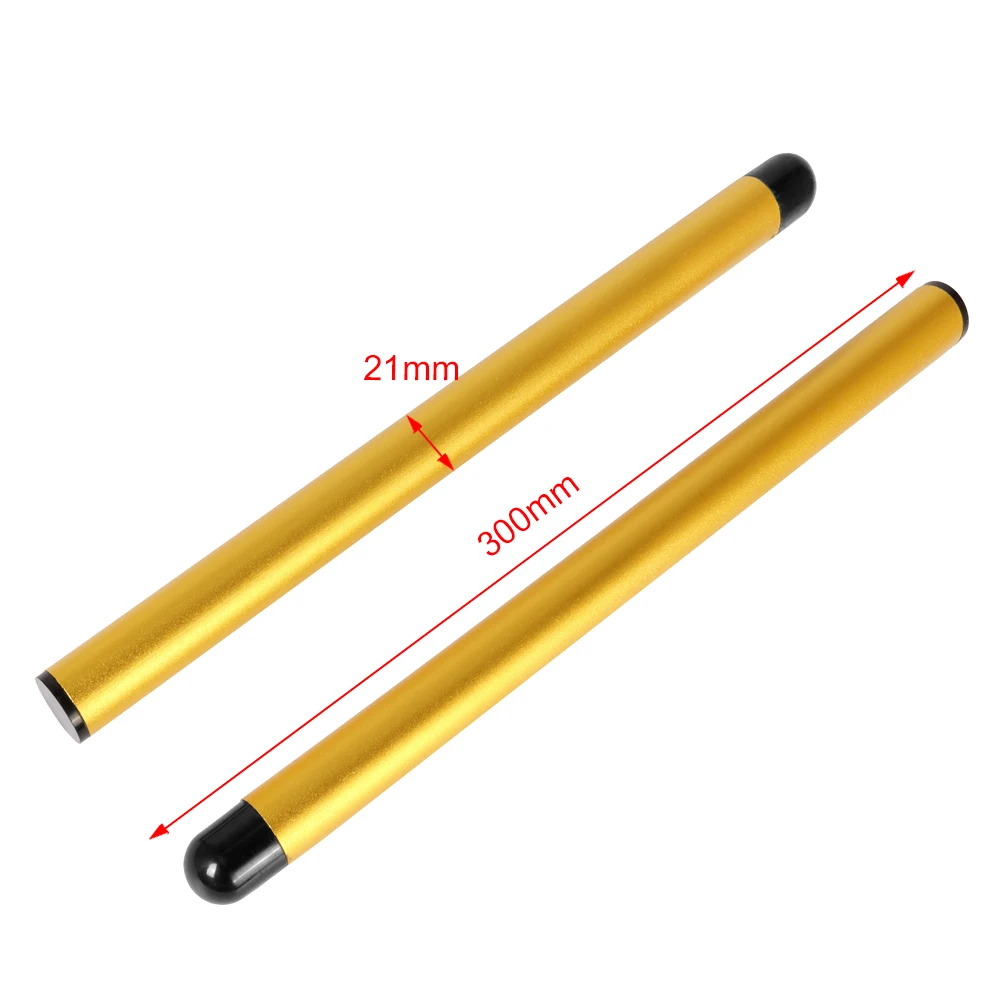 Picture 3: 1 Pair Aluminum 7/8'' 22mm Motorcycle Clip-ons Fork Handle Bars Handlebar Replacement Handle Tube For  Universal Harley