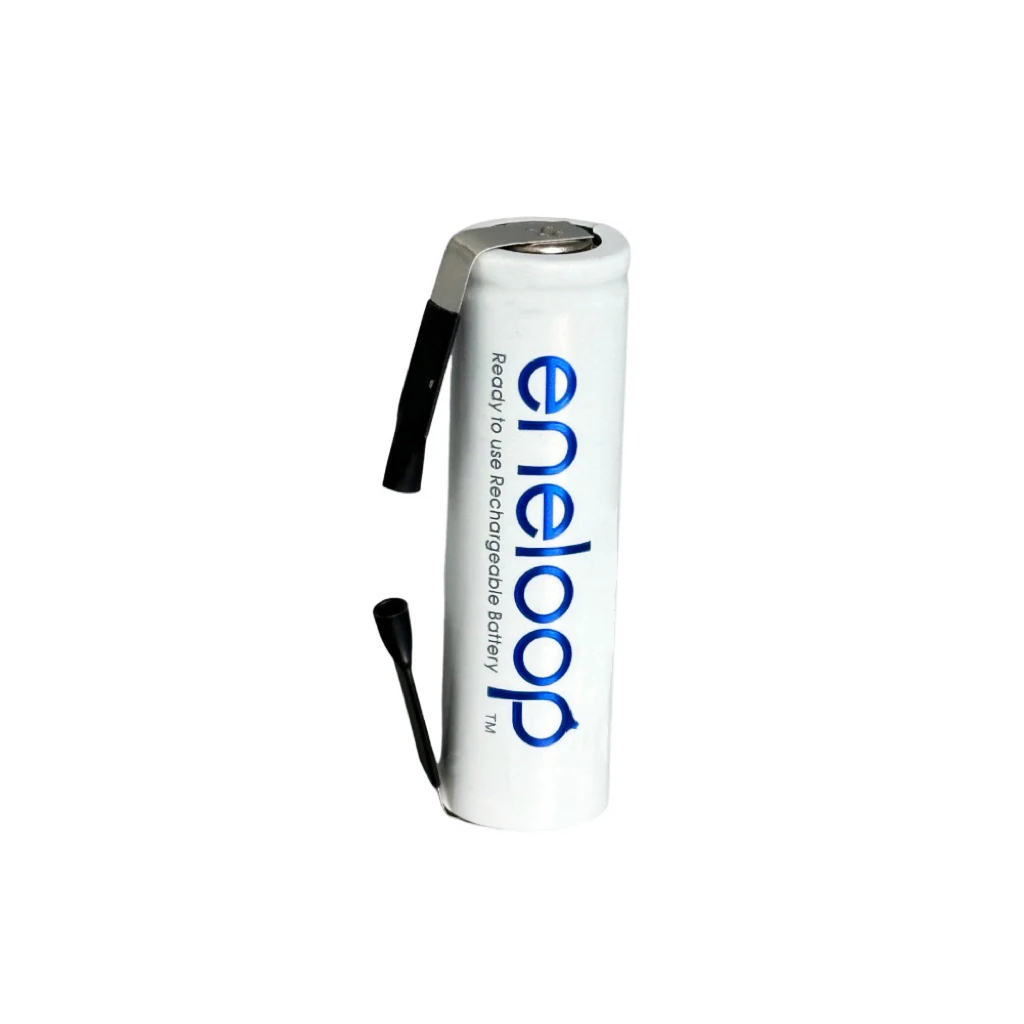 Panasonic AA battery 1.2V 1900mAh AA nickel hydrogen battery with welding pins, suitable for DIY electric shaver toothbrush toys