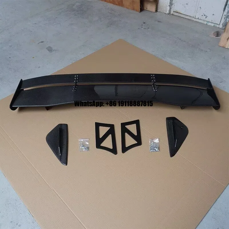

Universal Carbon Fiber Rear Wing Spoiler for Toyota MRS - Double Layer Design with Adjustable Height Bracket